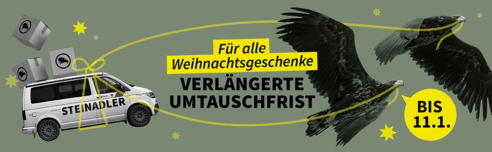 Steinadler Umtausch-Aktion Weihnachten 2025