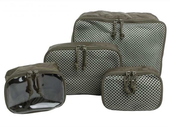 TASMANIAN TIGER, Aufbewahrungstaschen TT MESH POUCH SET VL, coyote