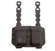Black Trident Double Mag Carrier Malice Clip OWB