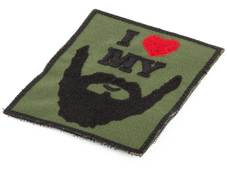 Deploy Naszywka I love my beard (Kocham moją brodę)